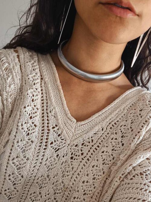 Chocker em Aço Inoxidável sem Níquel - Chocker Liora | Celtiana