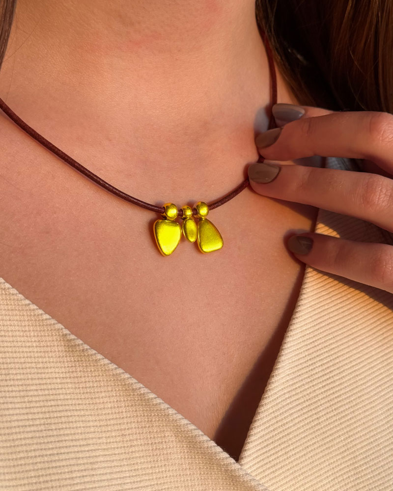 Colar Família e Amigos - Celtiana | Colar Clanna Dourado