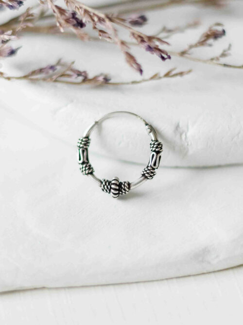 Argolas em Prata 925 sem Níquel com 14mm - Argolas Ffion | Celtiana